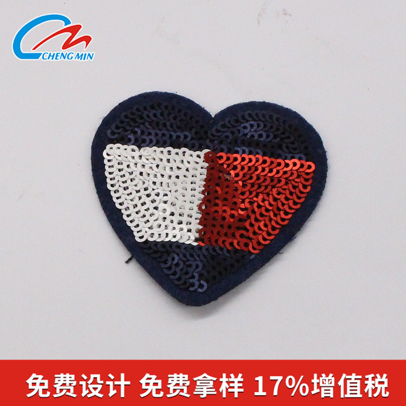 绣花皮标